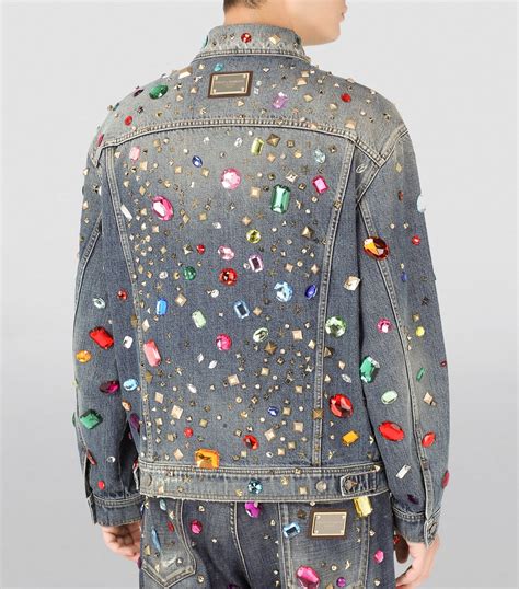 dolce gabbana jean jacket|dolce and gabbana jacket harrods.